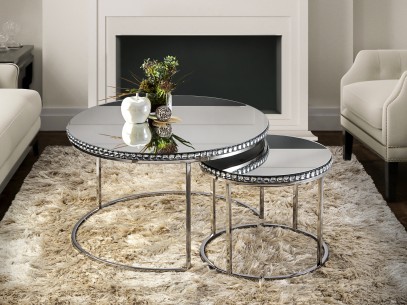 ·DUALIS· SET OF SIDE TABLES Ø80