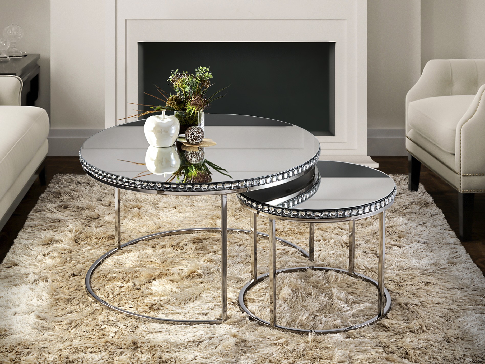 CONJUNTO MESAS AUX.·DUALIS· Ø80