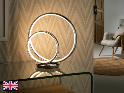 ·OMEGA· CHROME TABLE LAMP