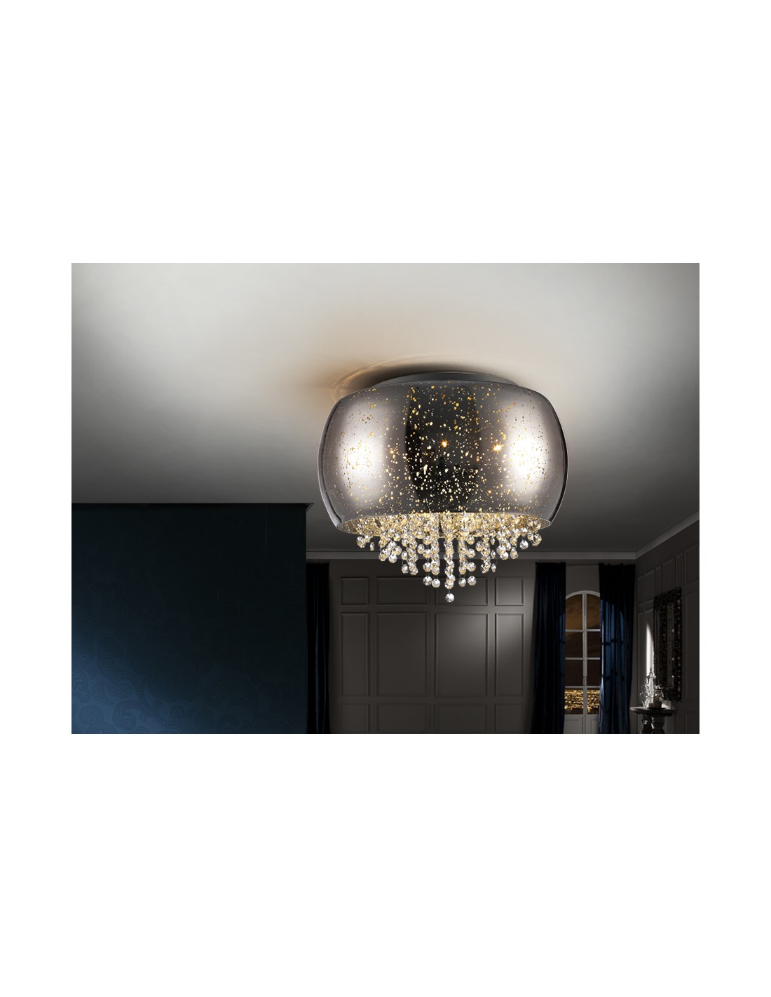 PLAFON ·CAELUM· CROMO 5G9 Ø40