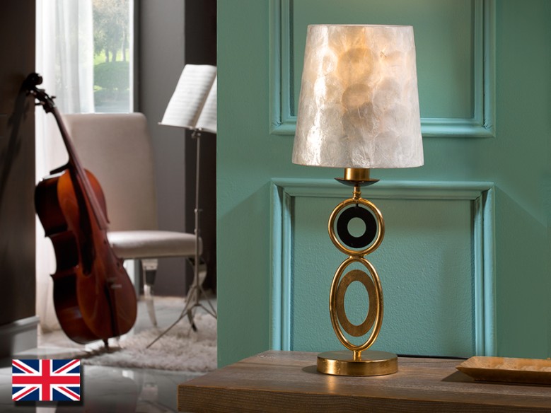 ·EDEN· GOLD TABLE LAMP, 1L.