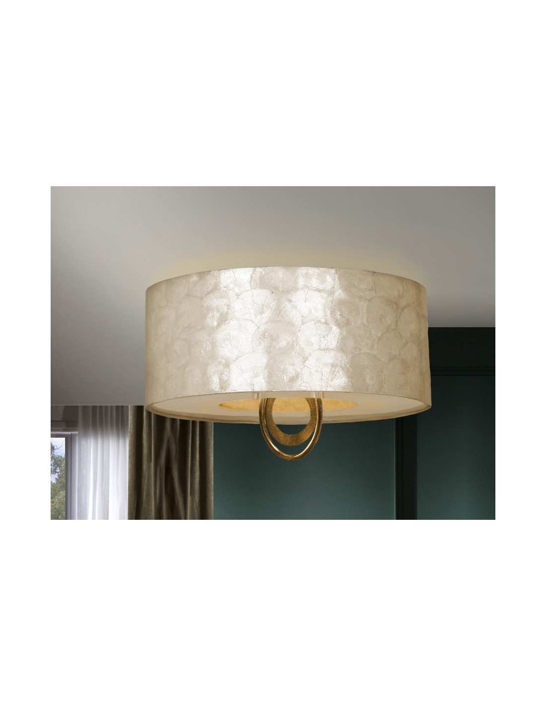 ·EDEN· CEILING LAMP 4L. Ø55, GOLD