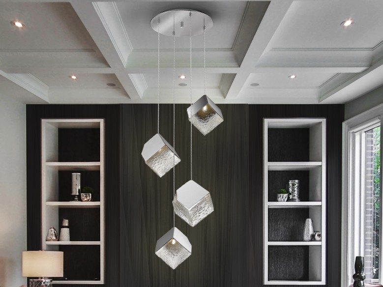 ·PRISCILA· LAMP 4L., CHROME