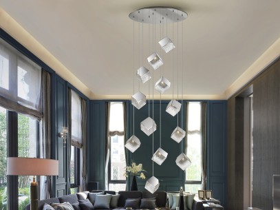 ·PRISCILA· LAMP 12L., CHROME