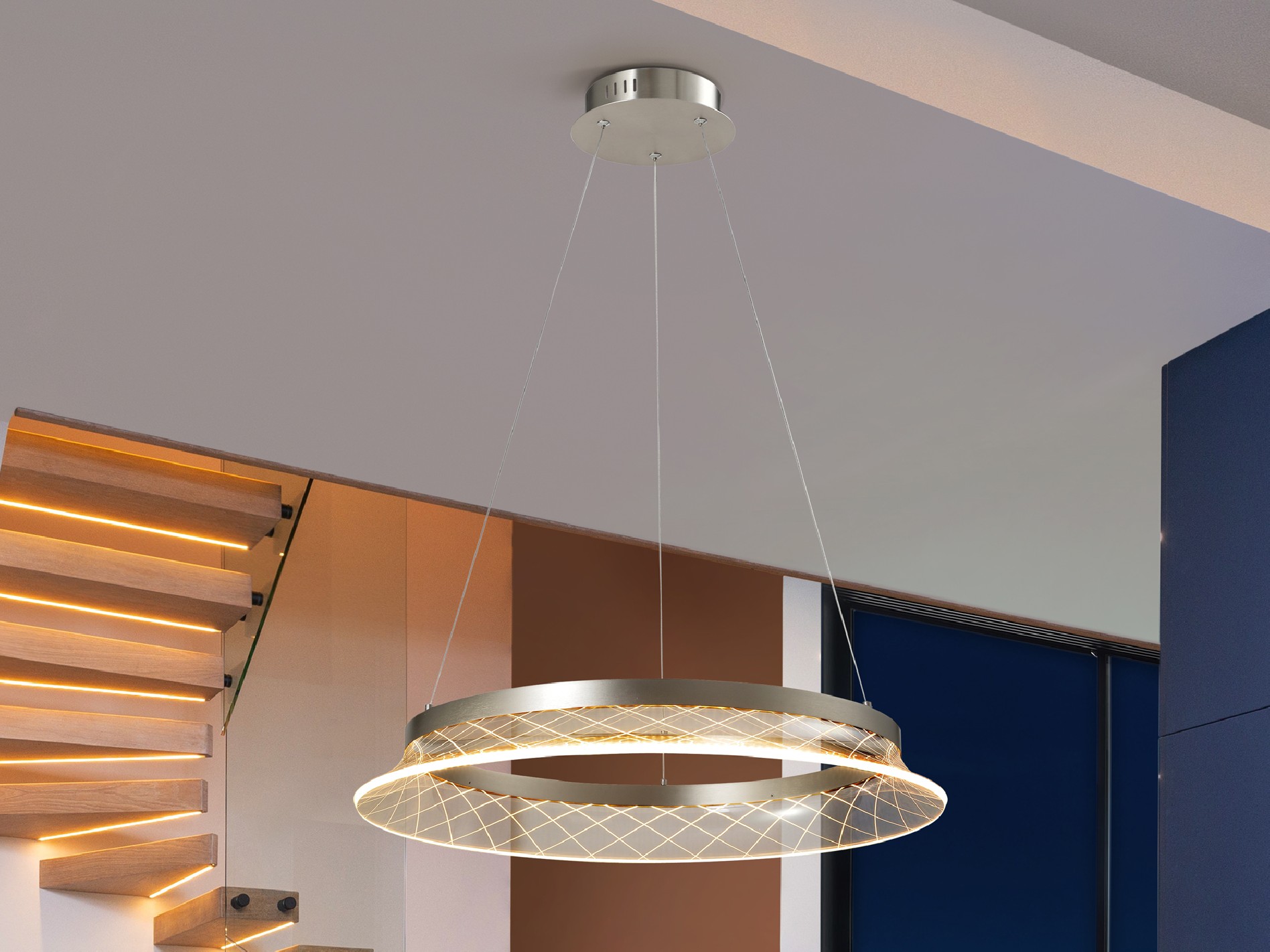 ·SENDRA· LAMP Ø59, CHROME 26.5W