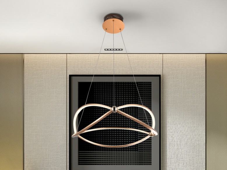 ·OCELLIS· LED LAMP Ø60, ROSE GOLD