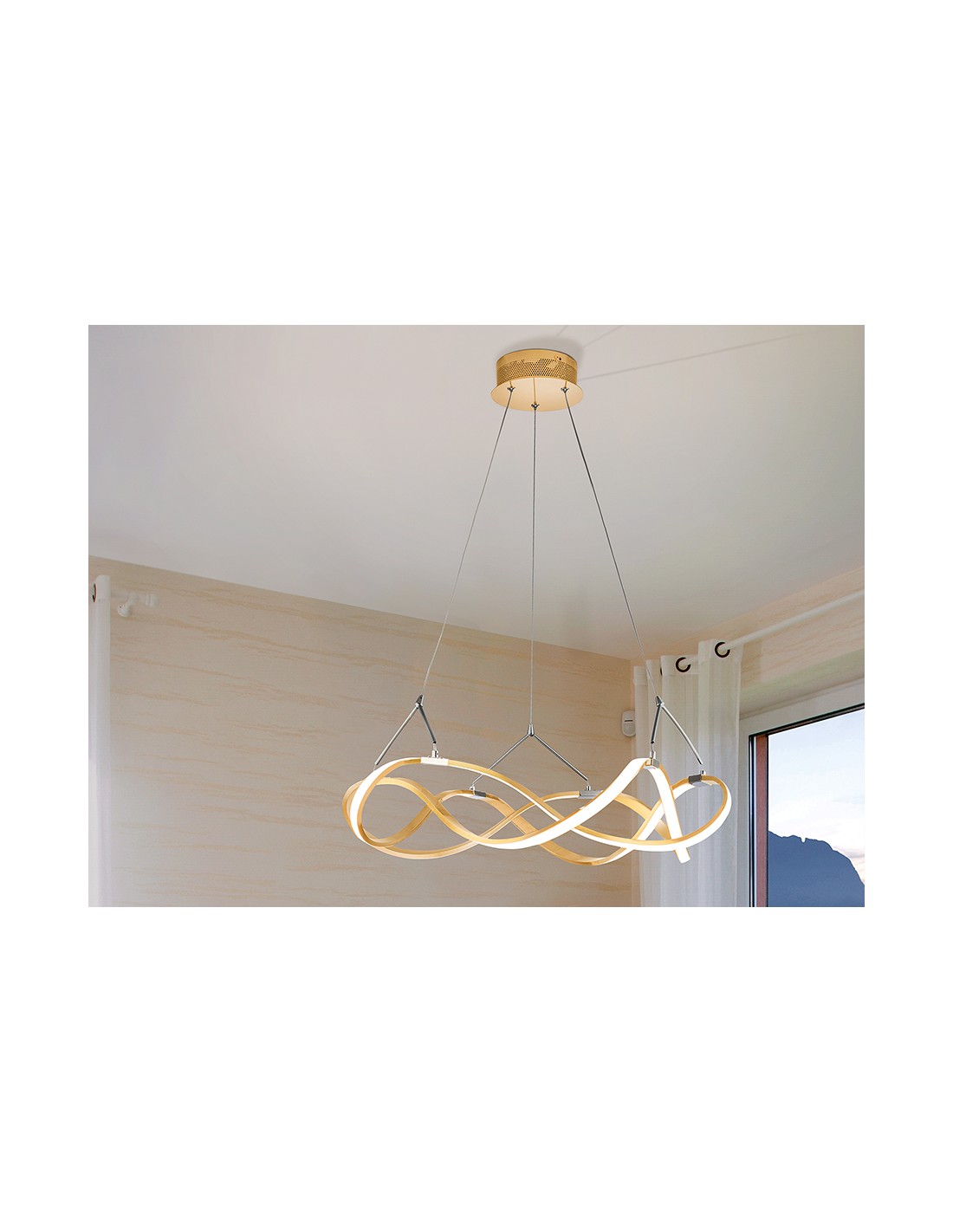 ·MOLLY· LED LAMP Ø53, ROSE GOLD