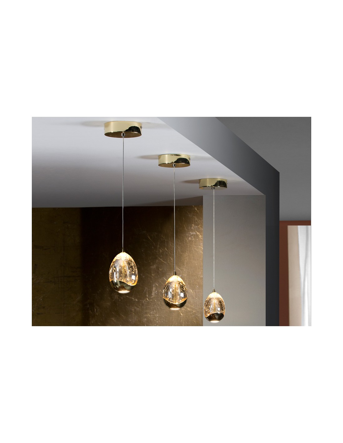 ·ROCIO· 1 LED LAMP, GOLD