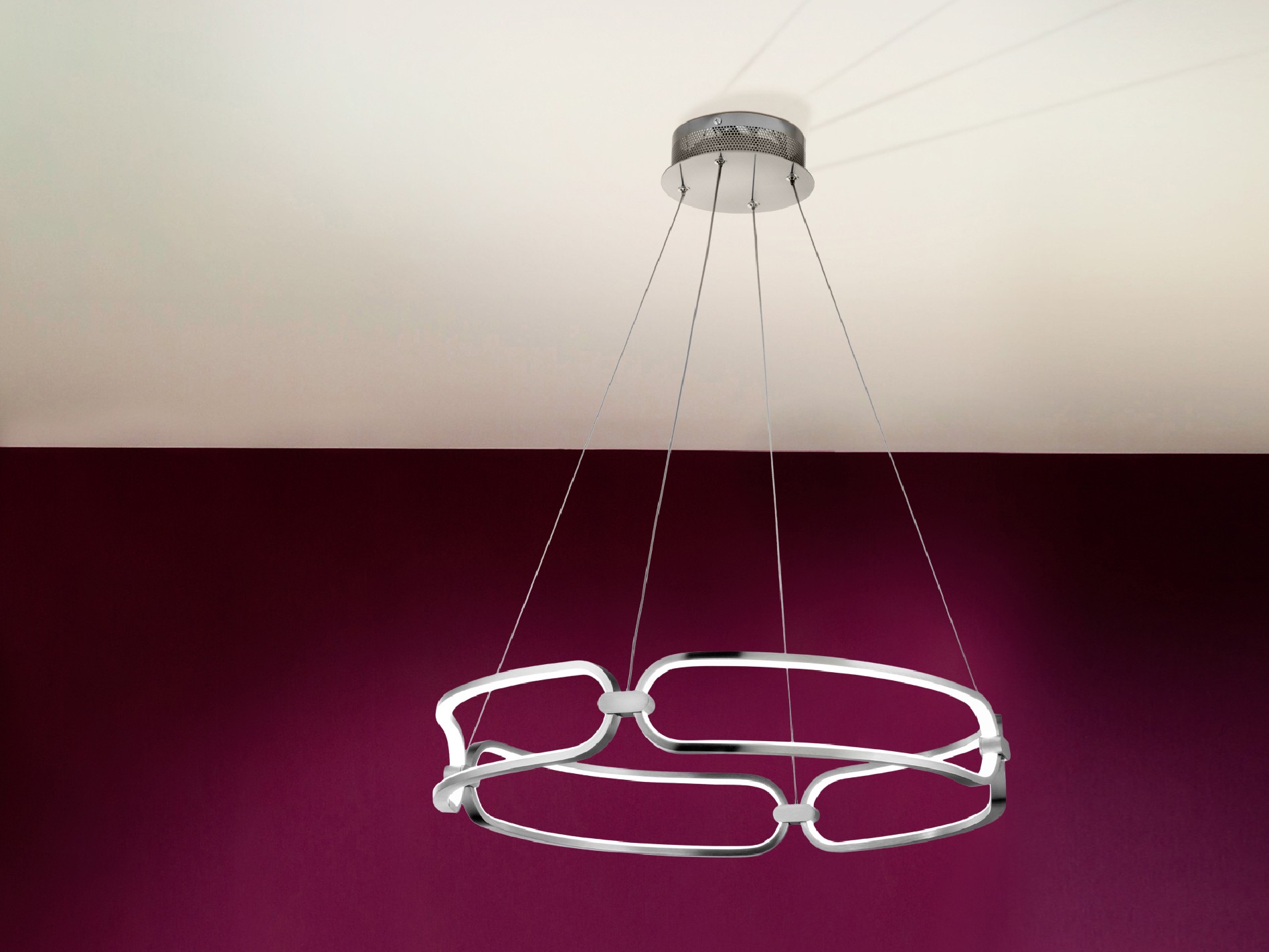 ·COLETTE· LED LAMP Ø60 CHROME, DIMMABLE