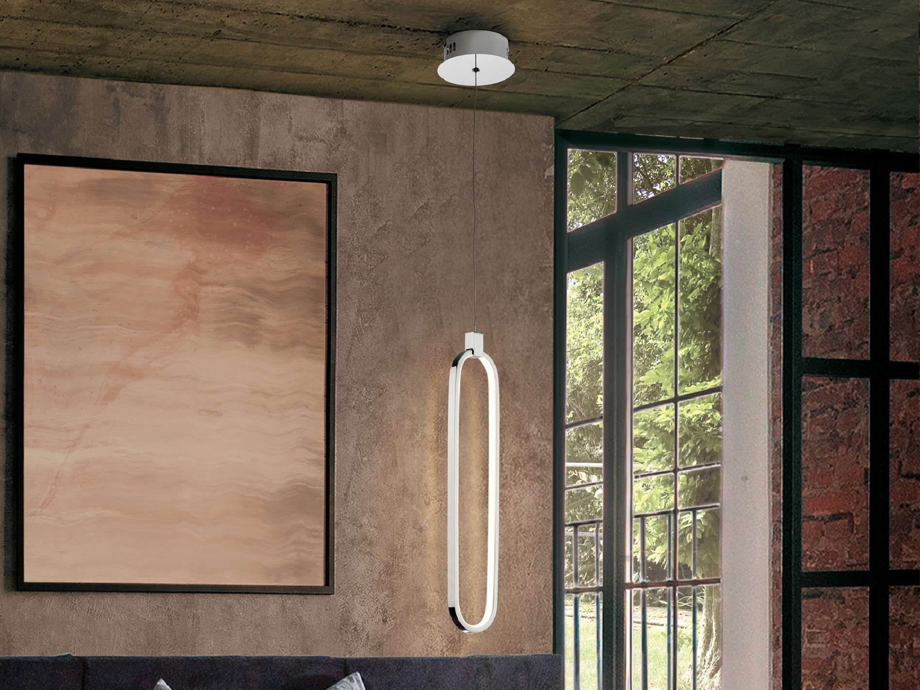 ·COLETTE· LED LAMP 1L., CHROME