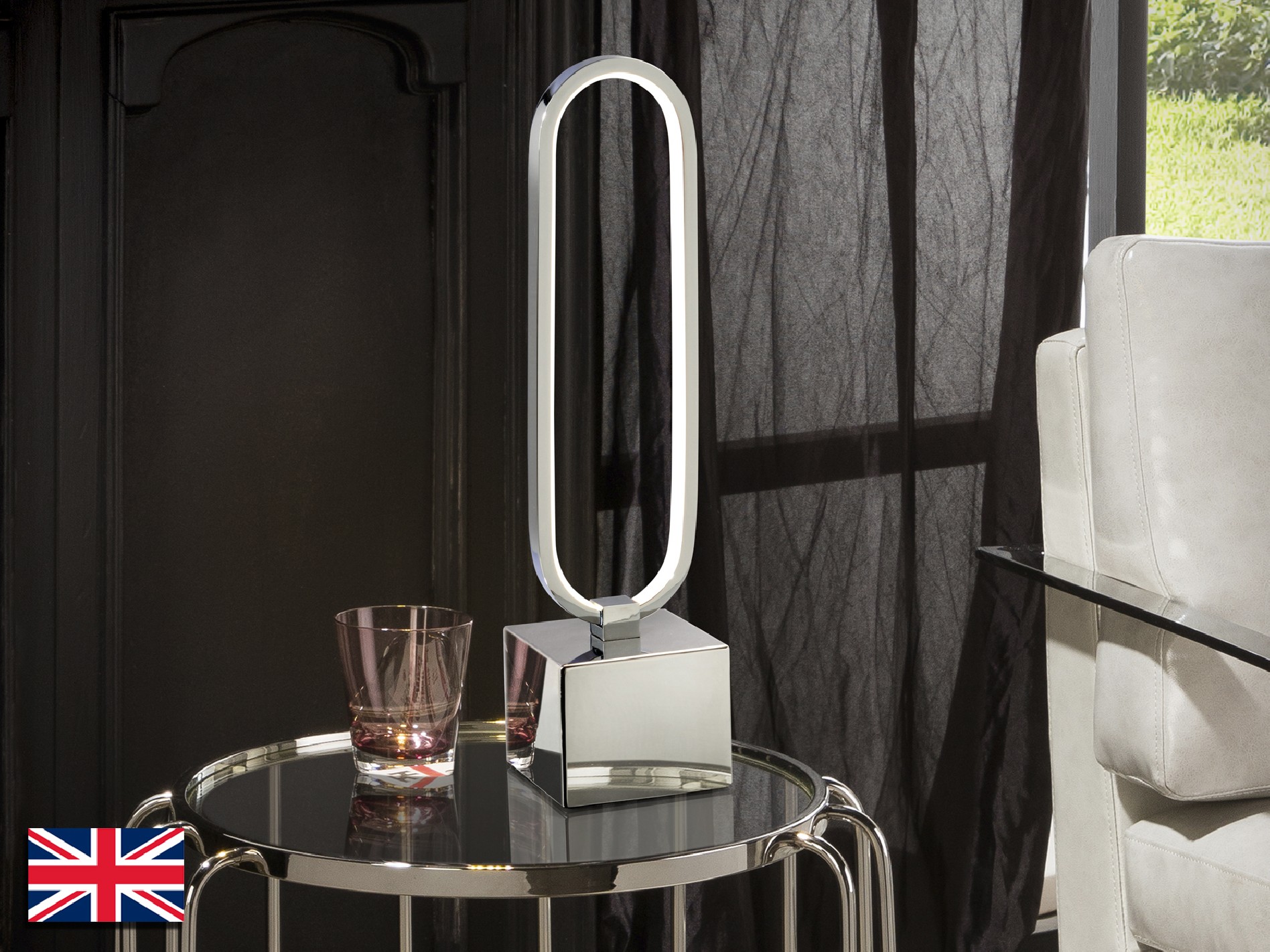 ·COLETTE· LED TABLE LAMP, CHROME