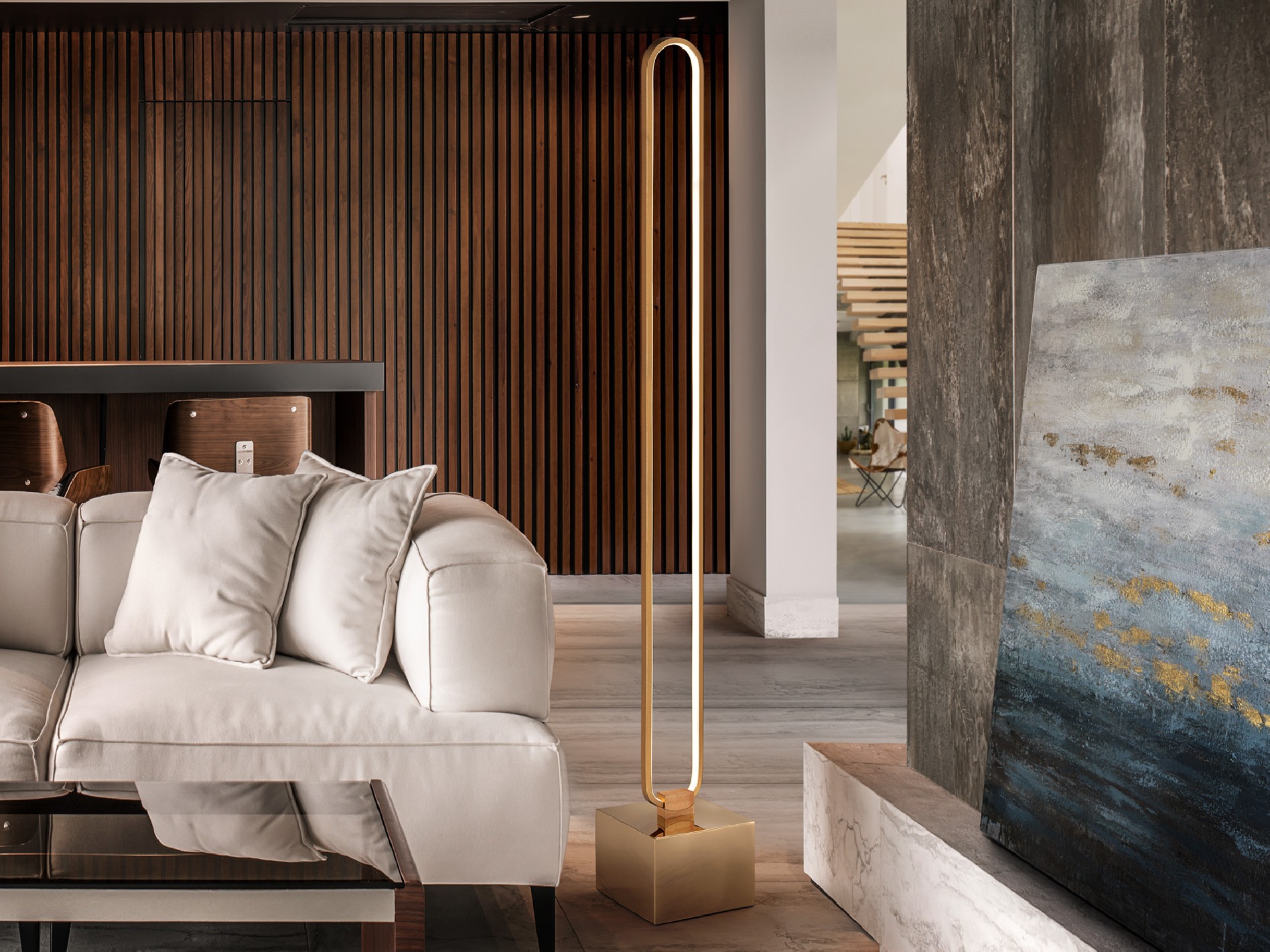 ·COLETTE· FLOOR LAMP ROSE GOLD