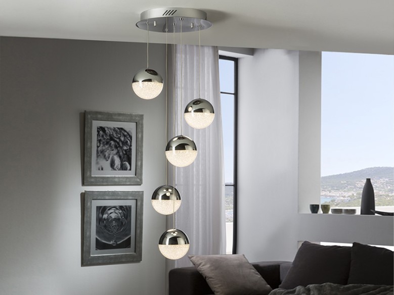 ·SPHERE· DIMMABLE LED LAMP Ø33, CHROME