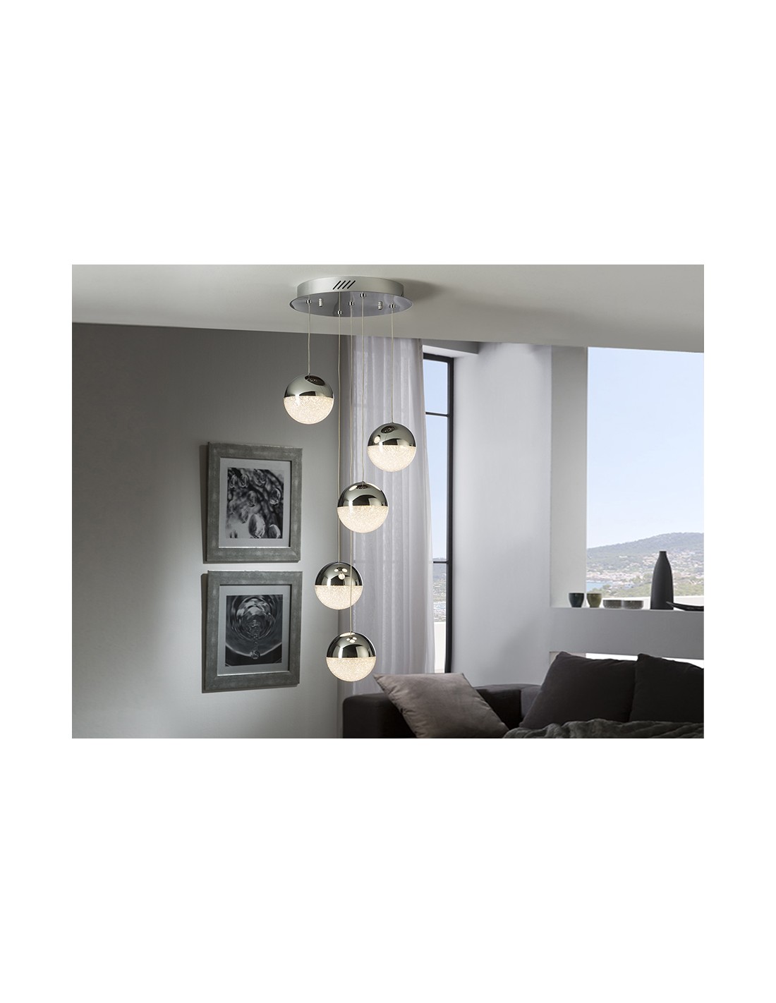 ·SPHERE· DIMMABLE LED LAMP Ø33, CHROME