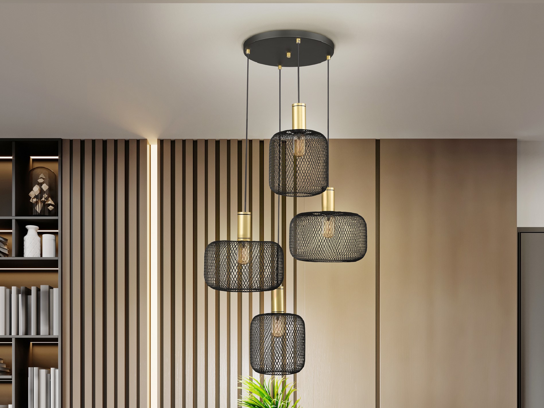 ·OSIRIS· LAMP 4L., GOLD-BLACK