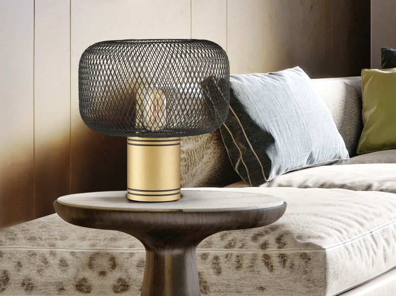 ·OSIRIS· TABLE LAMP 1L., GOLD-BLACK