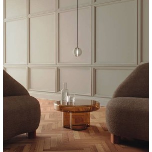 Lámpara colgante metal dorado Doul AROMAS 2