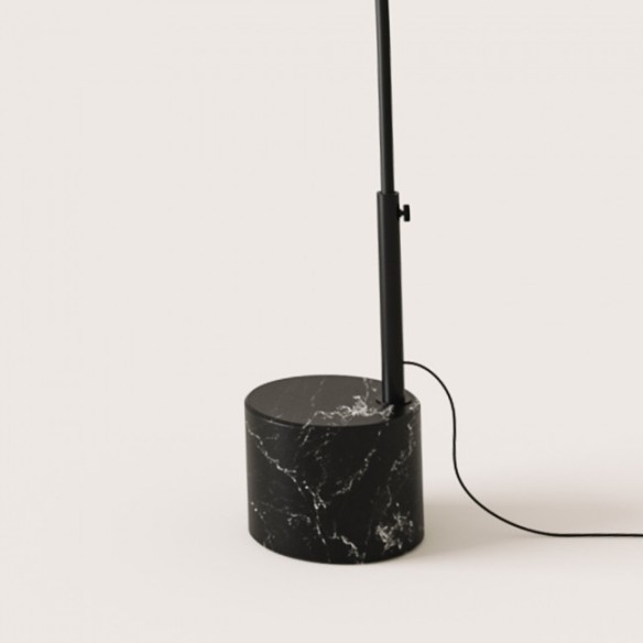 Lámpara de pie negro mate Hinoo Aromas