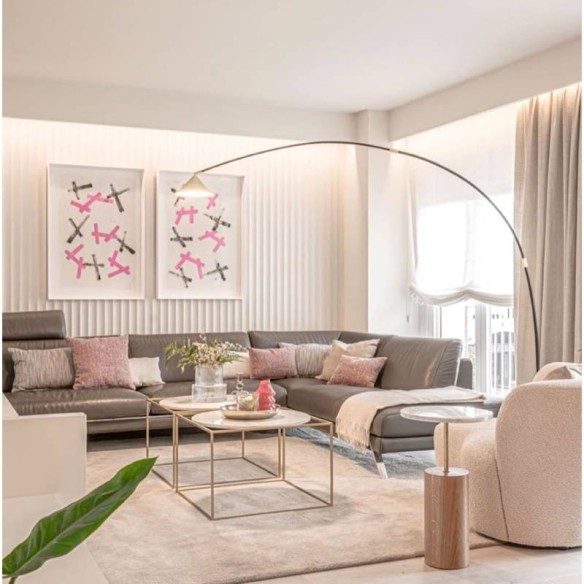 copy of Lámpara de pie negro mate Hinoo Aromas