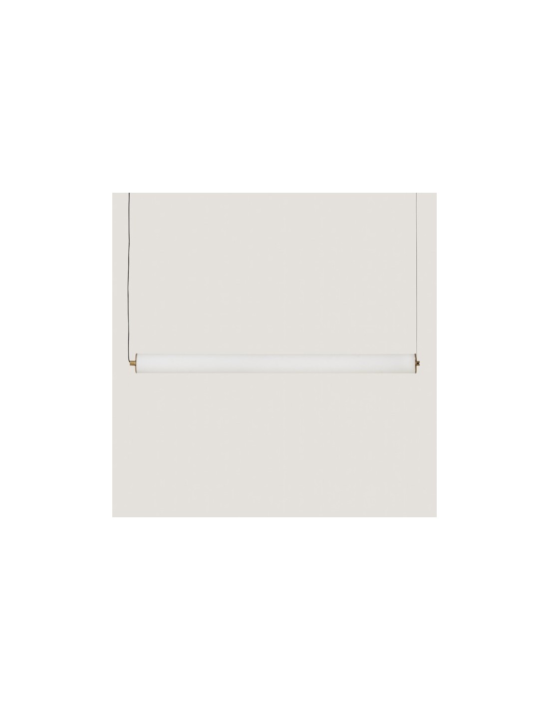 copy of Lámpara colgante TUBE metal oro y negro...