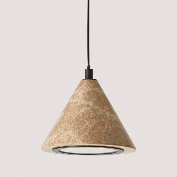 Lámpara colgante negro y mármol Iconic AROMAS