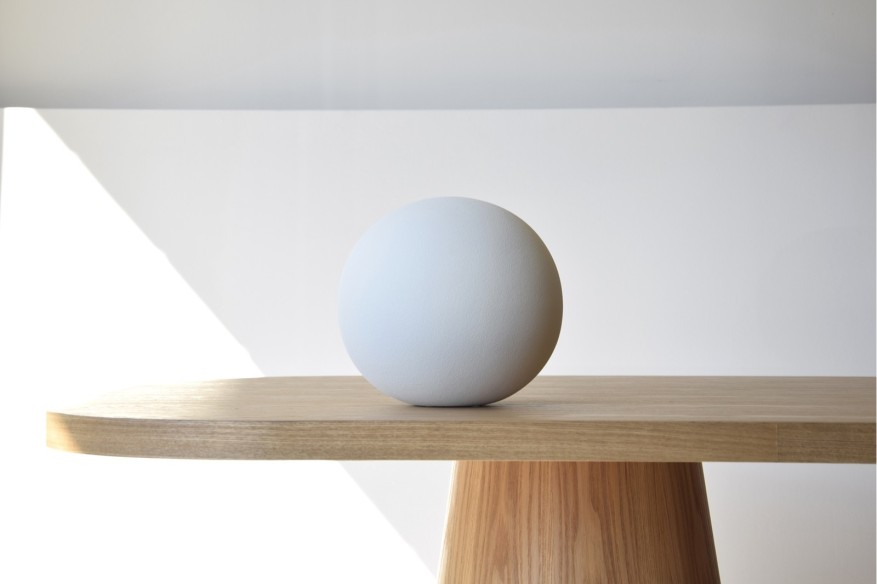 Bola cerámica blanca OLIVIA pequeña