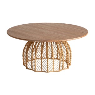 MESA DE CENTRO PLISSÃ‰ RATTAN 2