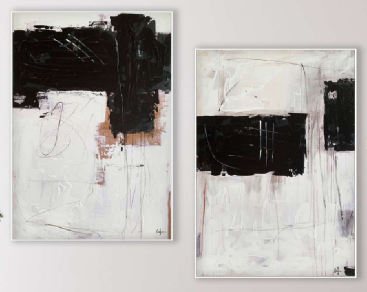 Cuadro minimalista LEE marco blanco 70x100