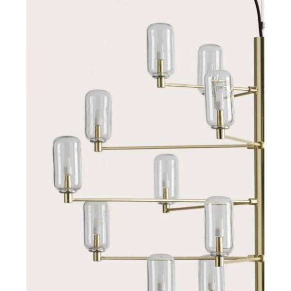 Lámpara colgante 20L vidrio Gand AROMAS