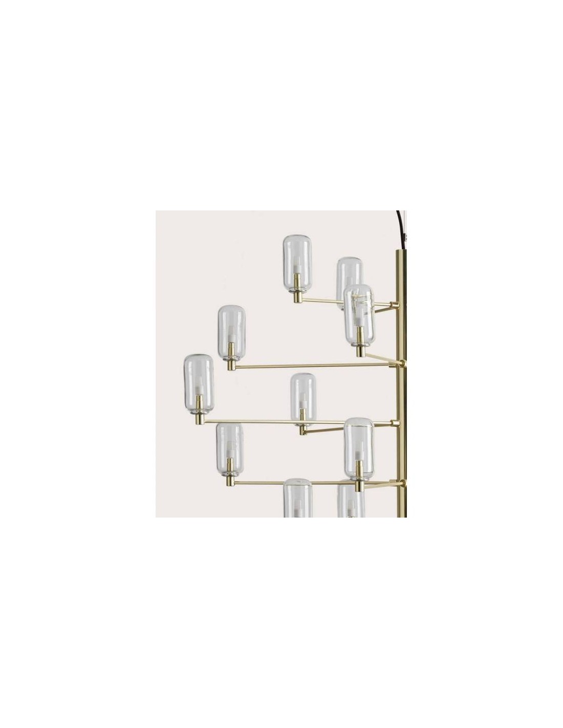 Lámpara colgante 20L vidrio Gand AROMAS