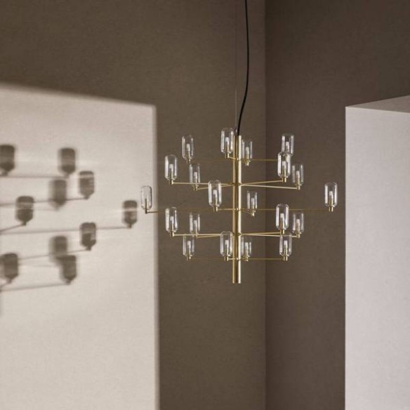 Lámpara colgante 20L vidrio Gand AROMAS