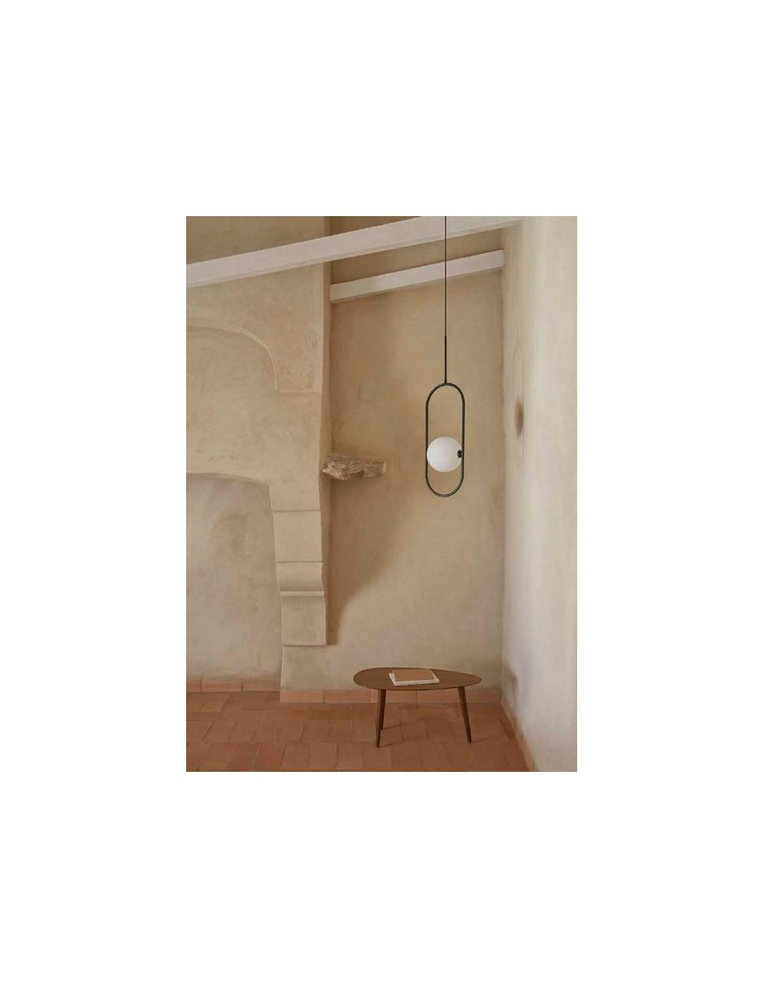 Lámpara colgante negra Abbacus AROMAS