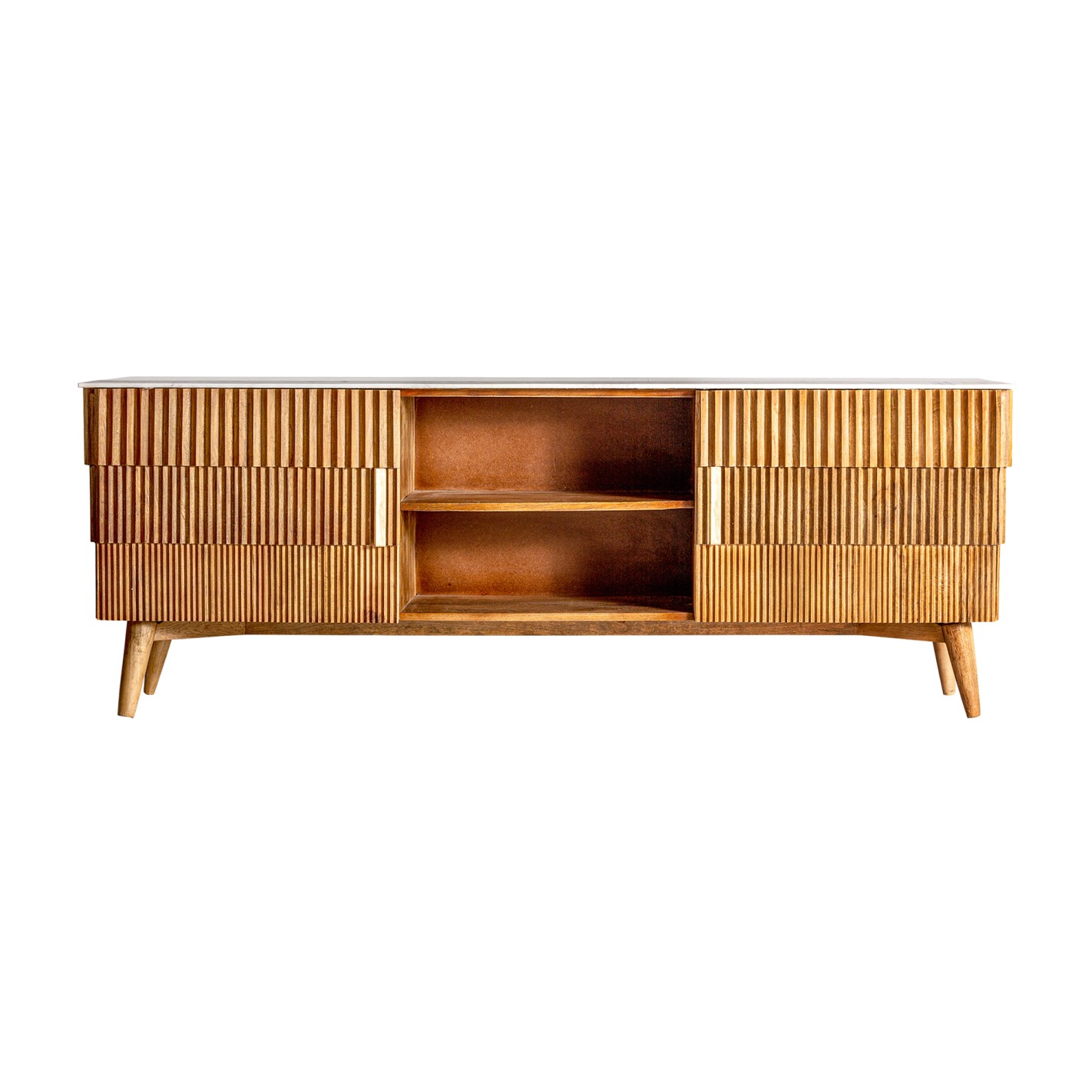 MUEBLE TV PLISSÃ‰ WOOD