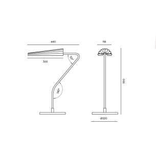 Lámpara de sobremesa Bion AROMAS 2