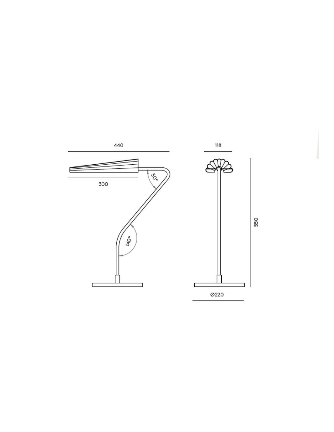 Lámpara de sobremesa Bion AROMAS