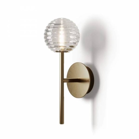 Aplique de pared oro envejecido Doul AROMAS