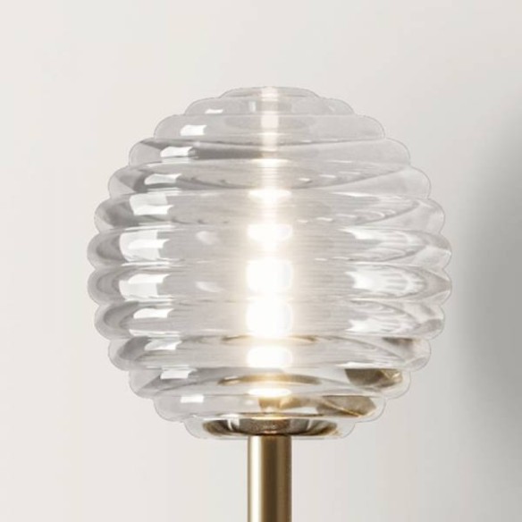 Aplique de pared oro envejecido Doul AROMAS