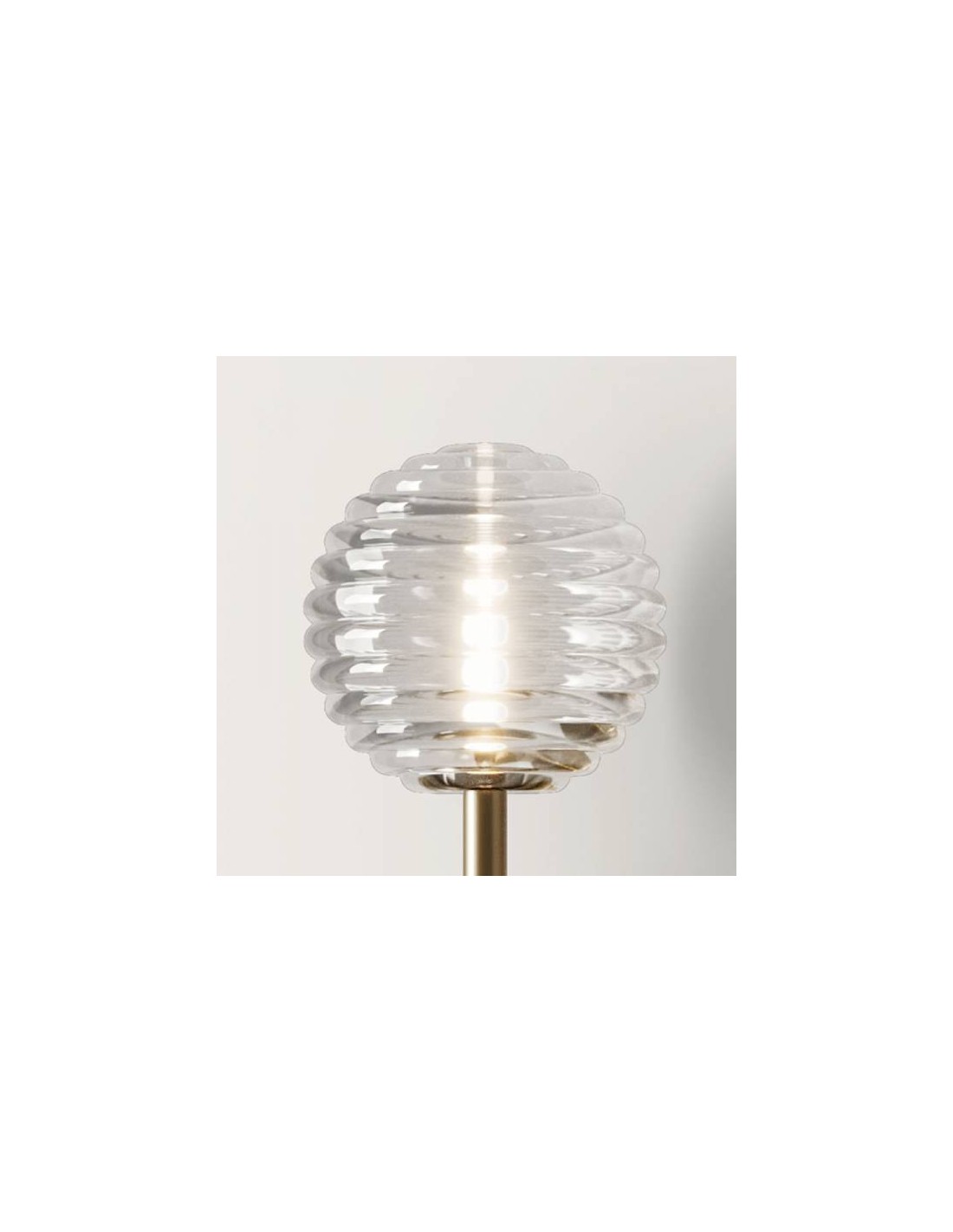 Aplique de pared oro envejecido Doul AROMAS