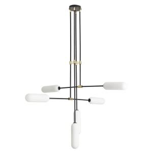 Lámpara colgante negro mate Atil AROMAS